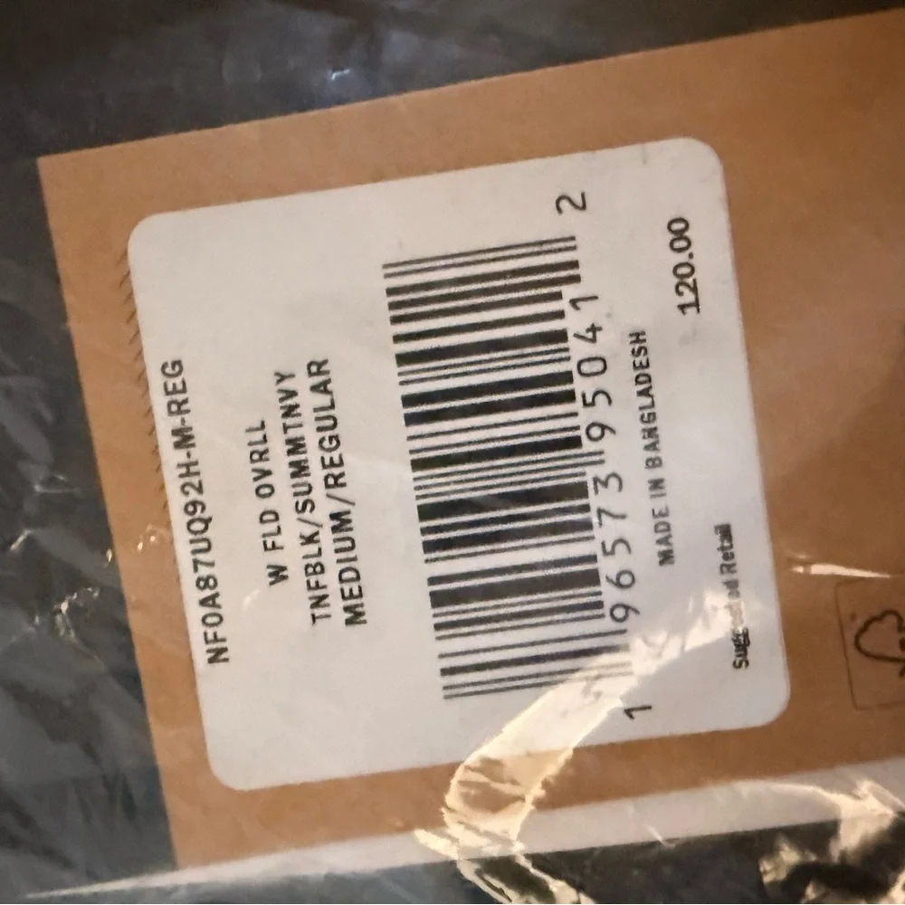 The North Face Women's Black and Navy Overalls - Picture 4 of 4